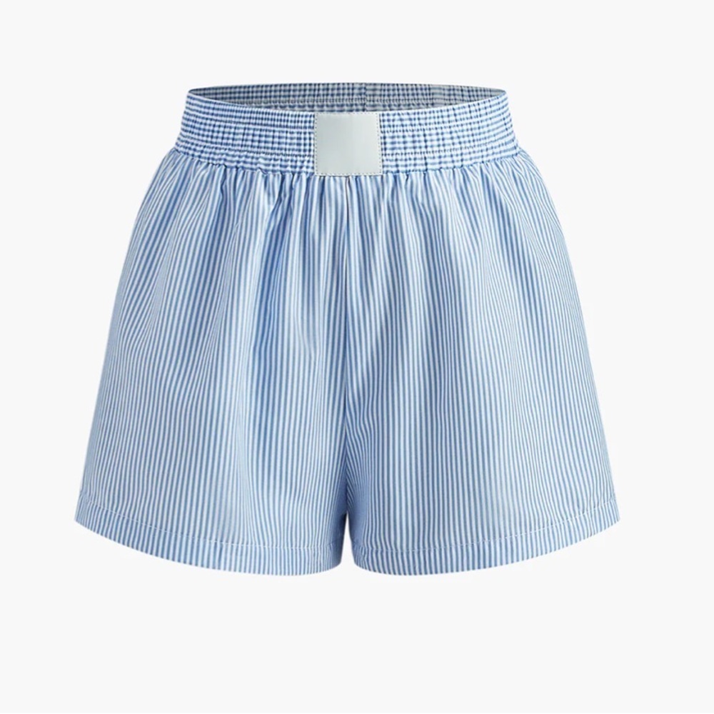 Commense Pinstripe Thin Shorts